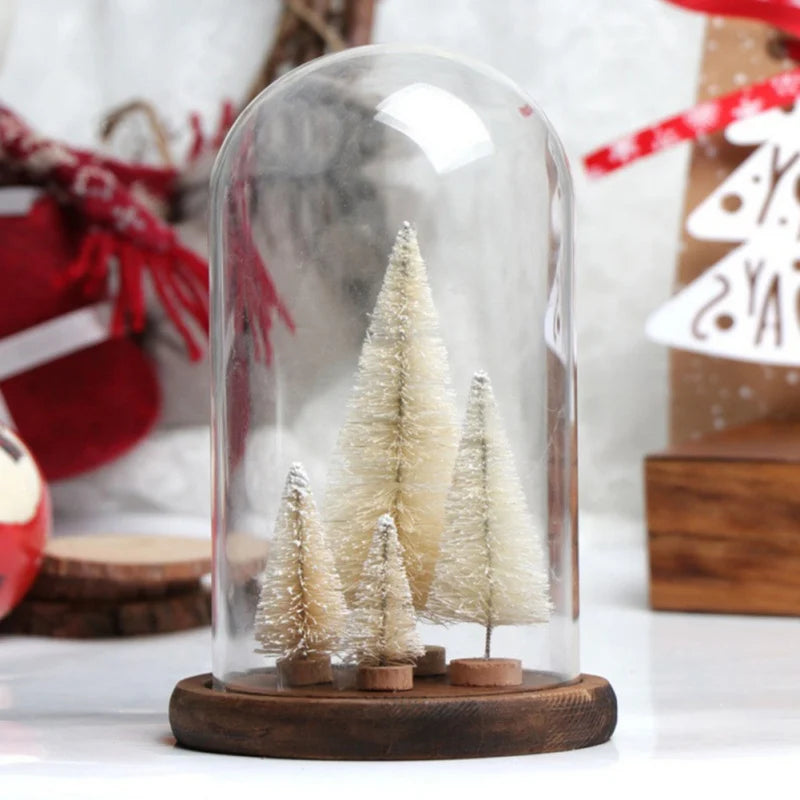 8pcs Mini Decorative Christmas Tree New Year 2024